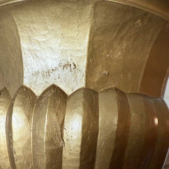 Hollywood Regency Wall Sconce Vintage Gold Tone Pocket Ornate Floral Mid Century - Picture 12 of 14